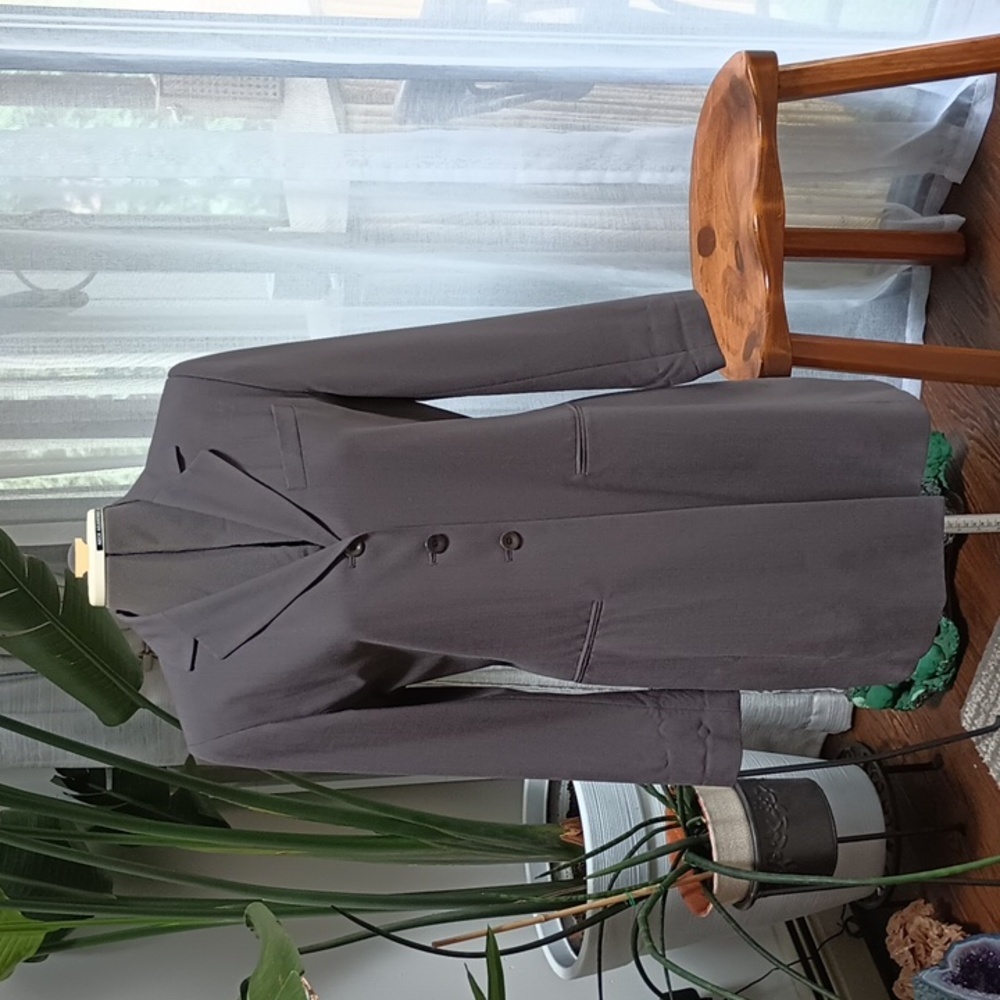 Classic styled knee length suit coat